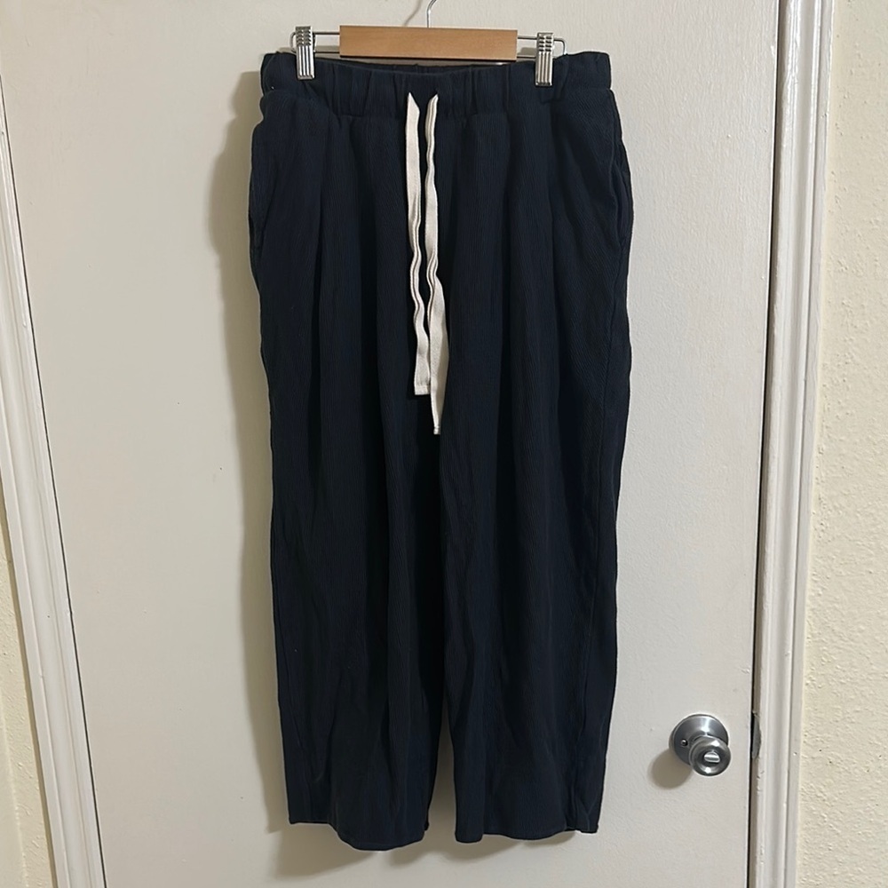 EUC Free People FP Beach Wide Leg‎ Cropped Joggers